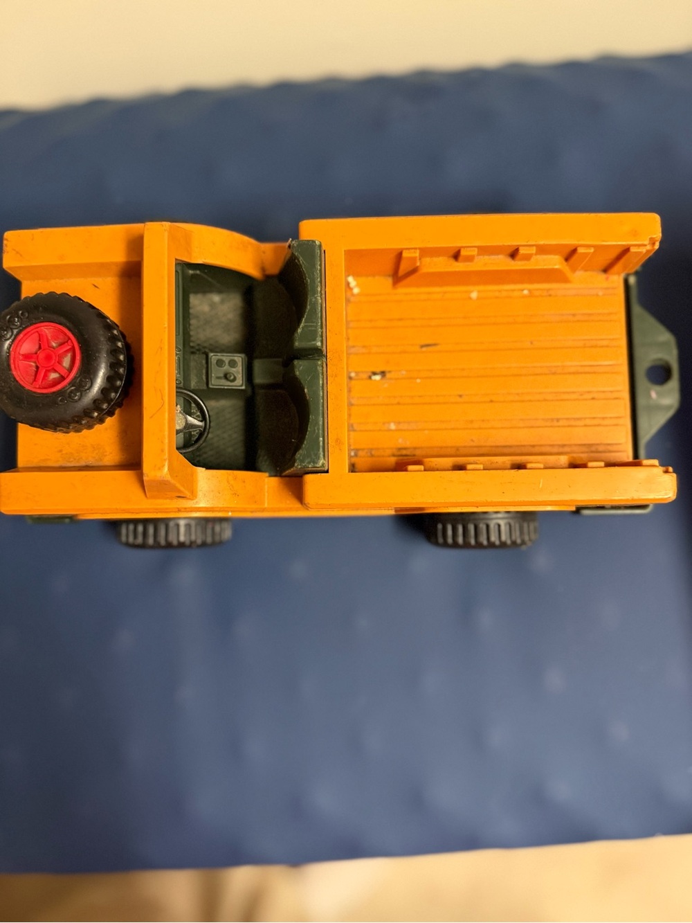 Fisher Price 304 Orange Jeep Truck